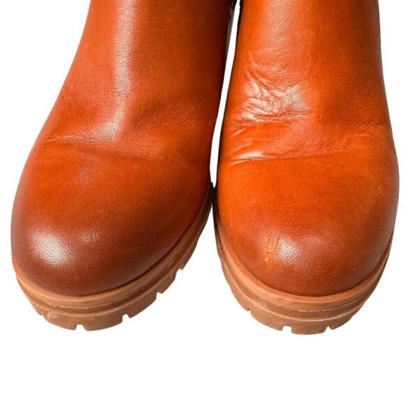 Vince Camuto Denniel Chelsea Bootie Pull On Close Toe Block Heeled Boots Sz 71/2 - Picture 9 of 11